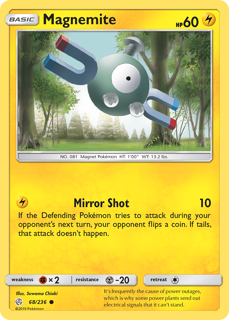 Magnemite (68/236) [Sun & Moon: Cosmic Eclipse]