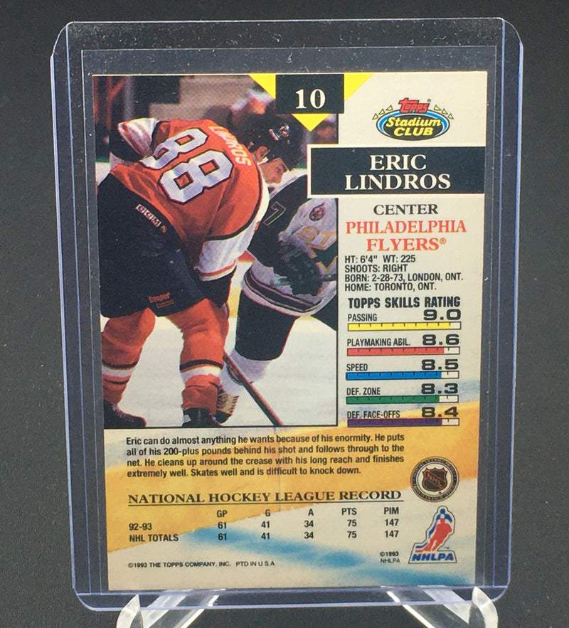 1993 TOPPS STADIUM CLUB - E. LINDROS -