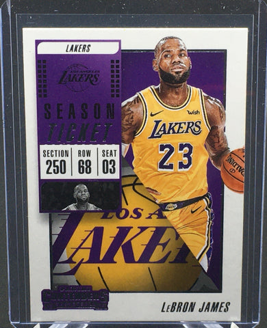 2018 PANINI CONTENDERS - L. JAMES - #30