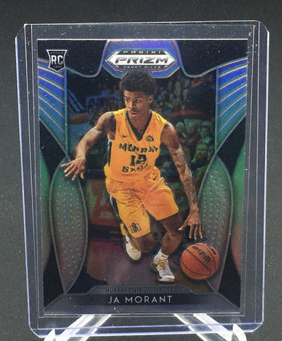 2019 PANINI PRIZM DRAFT PICKS - J. MORANT - #65 - SILVER - RC