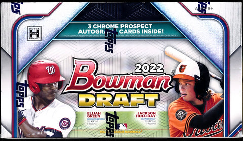 2022 TOPPS BOWMAN DRAFT BASEBALL JUMBO BOX