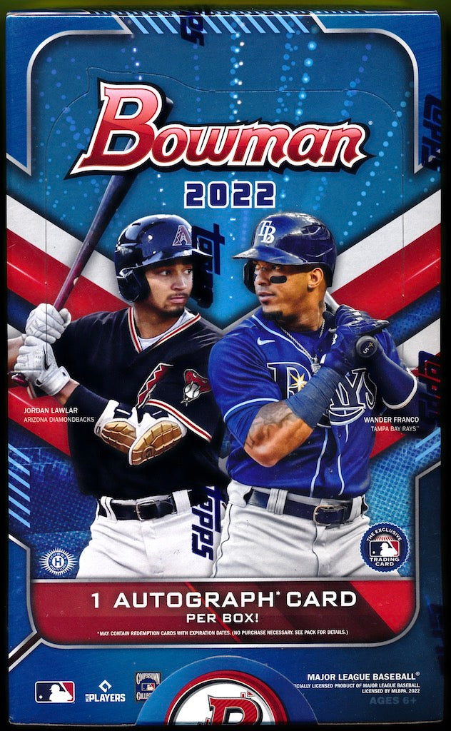 2022 TOPPS BOWMAN BASEBALL HOBBY BOX