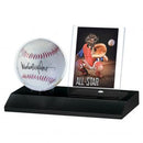 ULTRA PRO WOOD BASEBALL AND CARD DISPLAY