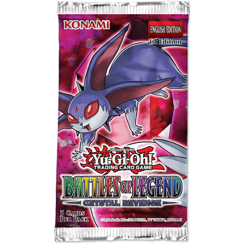 YU-GI-OH! BATTLES OF LEGEND: CRYSTAL REVENGE BOOSTER PACK