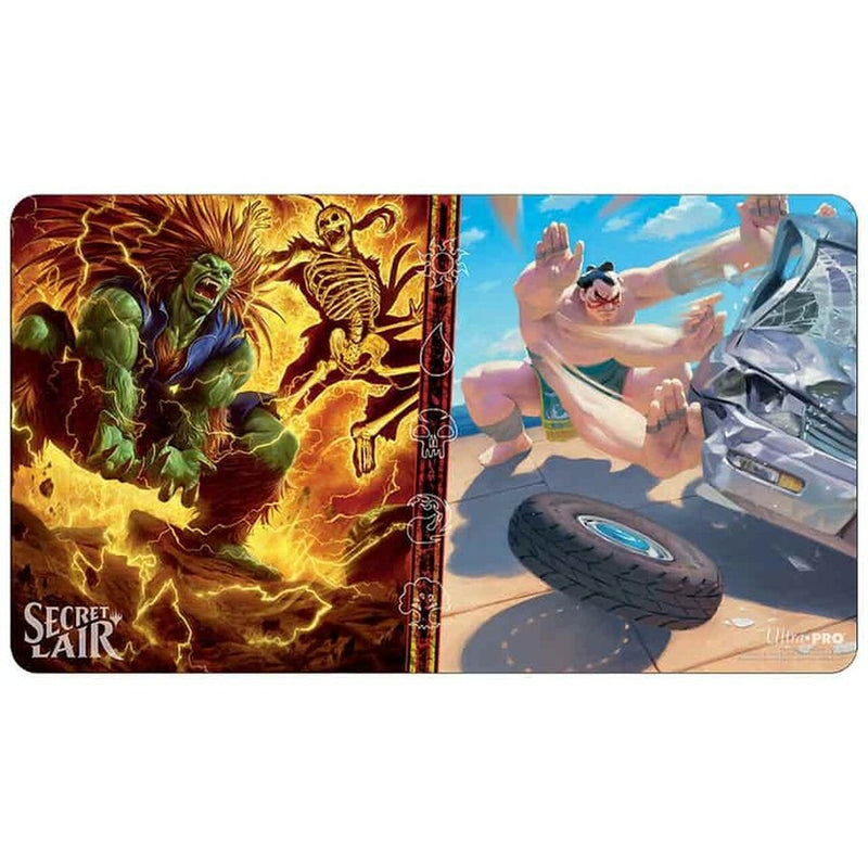 ULTRA PRO MTG SECRET LAIR STREET FIGHTER PLAYMAT (CHOOSE YOUR FIGHTER)