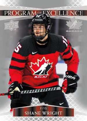 2022 UPPER DECK TEAM CANADA WORLD JUNIORS - PROGRAM OF EXCELLENCE - SINGLES -
