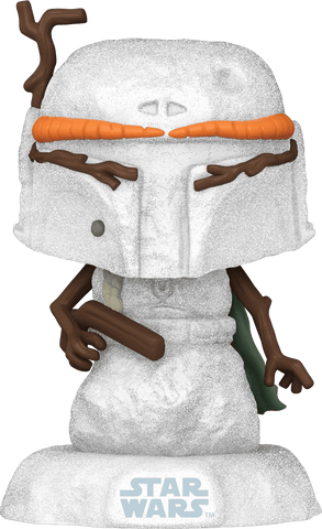 STAR WARS SNOWMAN BOBA FETT POP