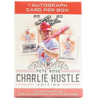 2020 LEAF BASEBALL PETE ROSE CHARLIE HUSTLE BOX