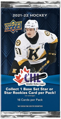 2021 UPPER DECK CHL HOCKEY HOBBY PACK