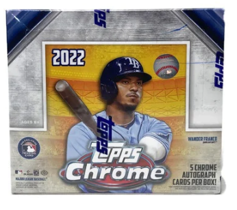 2022 TOPPS CHROME BASEBALL JUMBO HOBBY BOX