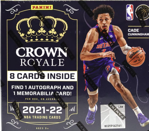 2021 PANINI CROWN ROYALE BASKETBALL HOBBY BOX