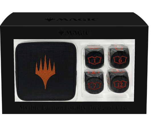 ULTRA PRO MYTHIC EDITION LOYALTY DICE 4-PACK WITH CASE
