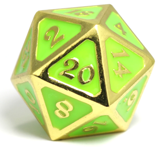 DIE HARD DICE AFTERDARK NEON WILD D20