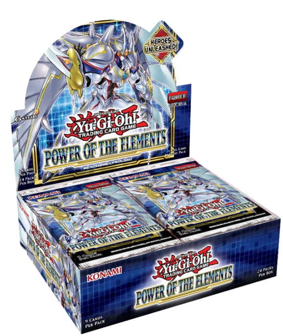 YU-GI-OH! POWER OF THE ELEMENTS BOOSTER BOX