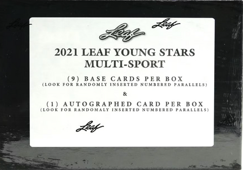 2021 LEAF YOUNG STARS MULTI-SPORT HOBBY BOX