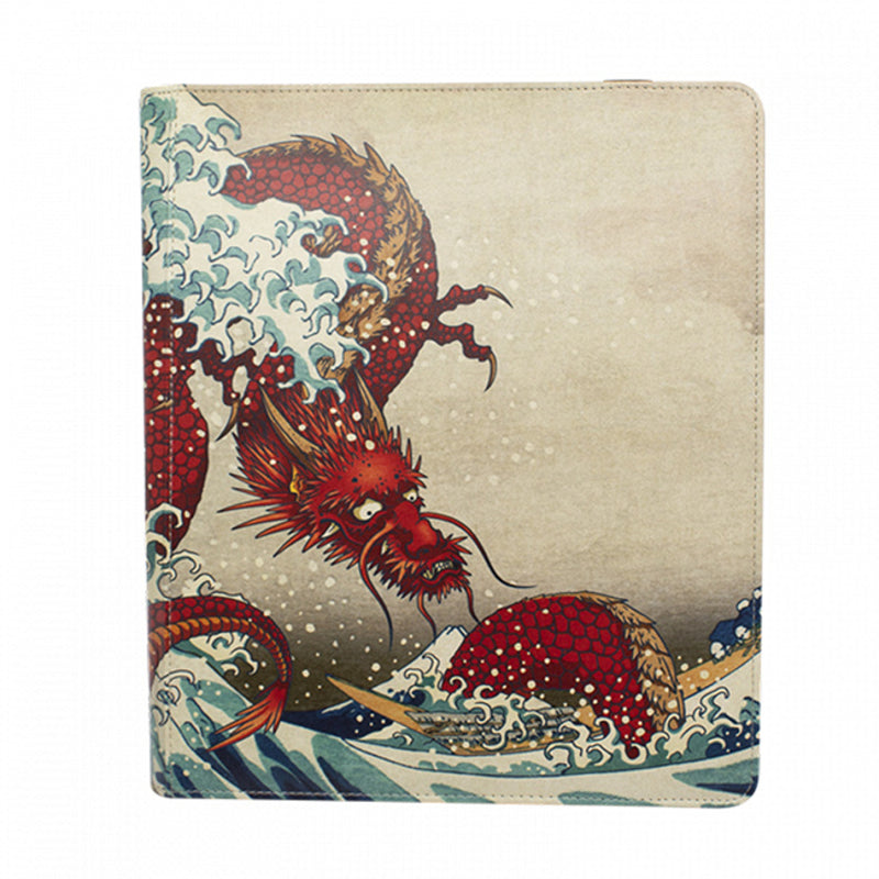 dragon shield card codex zipster binder DRAGON SHIELD THE GREAT WAVE OFF KANAGAWA CARD CODEX ZIPSTER BINDER