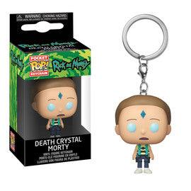 RICK AND MORTY DEATH CRYSTAL MORTY KEYCHAIN POP