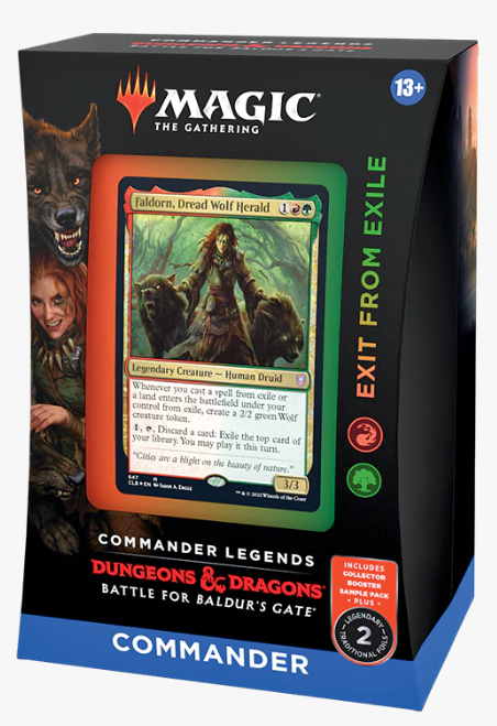 MTG COMMANDER LEGENDS: BATTLE FOR BALDUR'S GATE COMMANDER DECK MTG COMMANDER LEGENDS: BATTLE FOR BALDUR'S GATE COMMANDER DECK