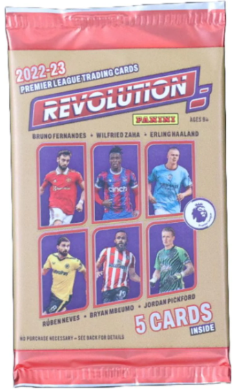 2022 PANINI REVOLUTION PREMIER LEAGUE SOCCER HOBBY PACK