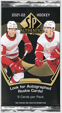 2021 UPPER DECK SP AUTHENTIC HOCKEY HOBBY PACK