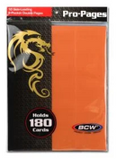 BCW SIDE-LOAD PRO PAGES 18-POCKET 10 PACK