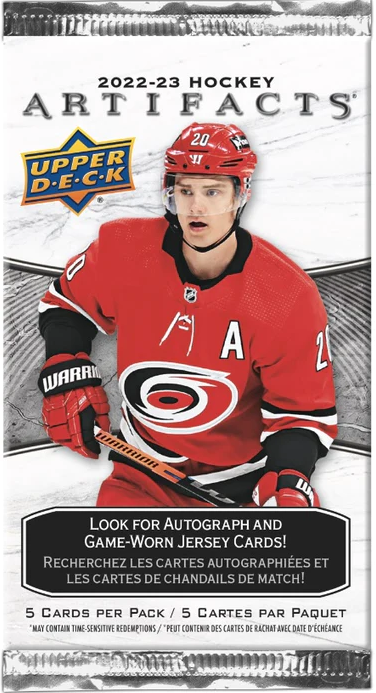 2022 UPPER DECK ARTIFACTS HOCKEY RETAIL PACK