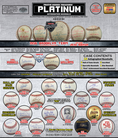 TRISTAR HIDDEN TREASURES PLATINUM AUTOGRAGH BASEBALL MYSTERY BOX
