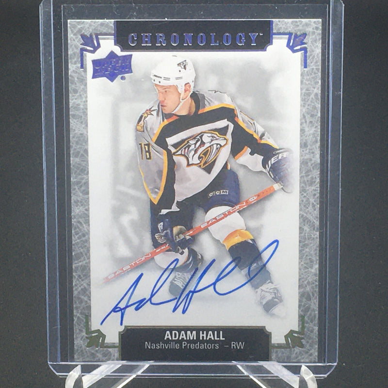 2018 UPPER DECK CHRONOLOGY - FRANCHISE HISTORY - A. HALL -