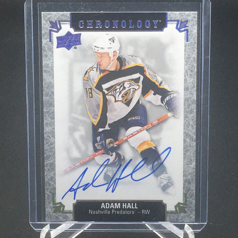 2018 UPPER DECK CHRONOLOGY - FRANCHISE HISTORY - A. HALL - #FH-NA-AH - AUTOGRAPH