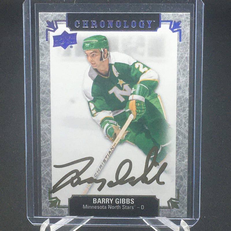 2018 UPPER DECK CHRONOLOGY - FRANCHISE HISTORY - B. GIBBS -