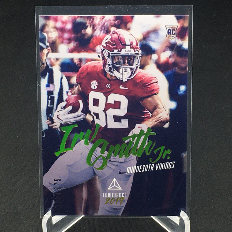 2019 PANINI LUMINANCE - GOLD - I. SMITH JR. - #169 - #'D/275 - RC