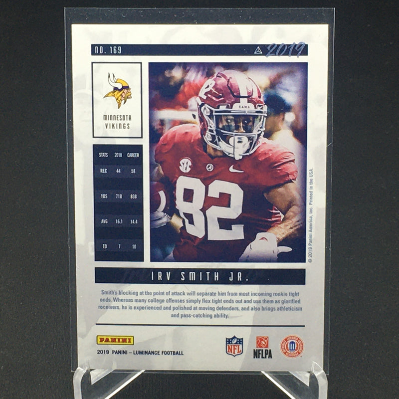 2019 PANINI LUMINANCE - GOLD - I. SMITH JR. - #169 - #'D/275 - RC