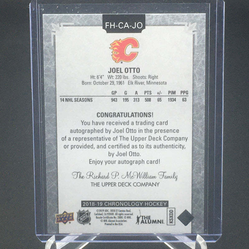 2018 UPPER DECK CHRONOLOGY - FRANCHISE HISTORY - J. OTTO -