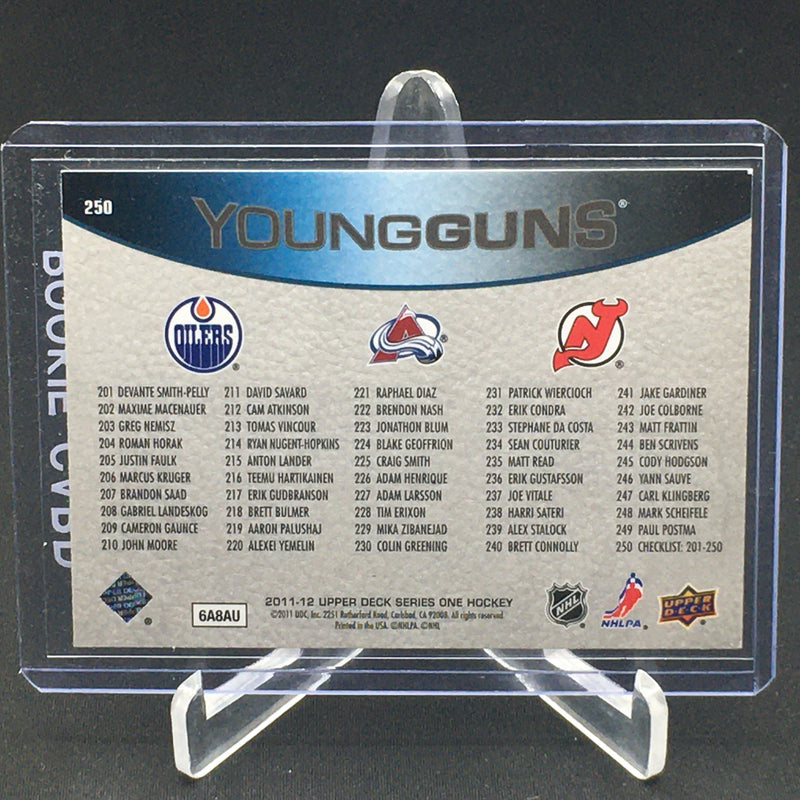 2011 UPPER DECK SERIES ONE - YOUNG GUNS CHECKLIST -  R. NUGENT-HOPKINS/ G. LANDESKOG/ A. LARSSON - RC