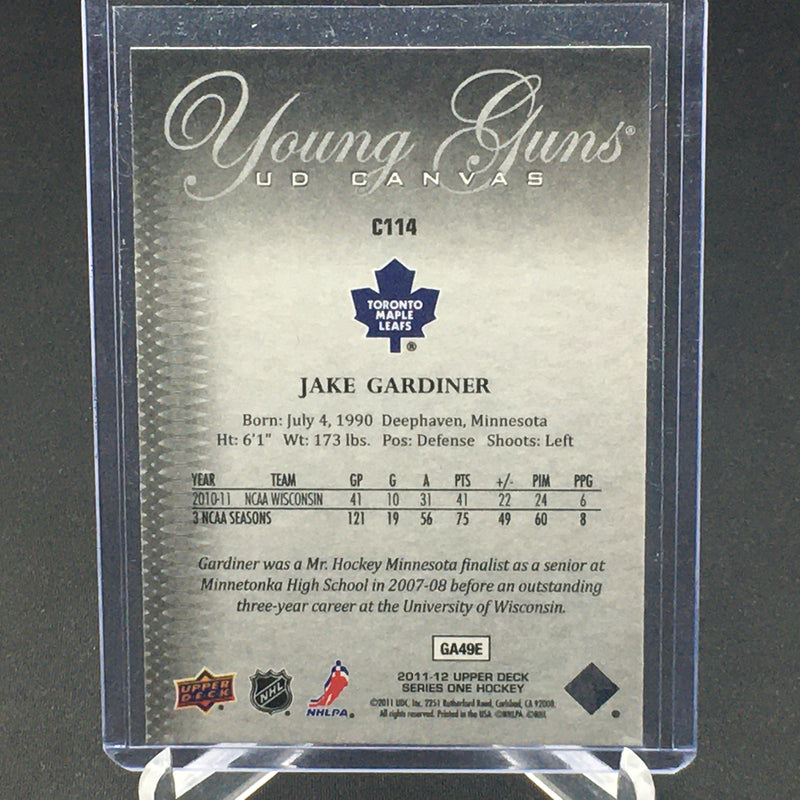 2011 UPPER DECK SERIES ONE - YOUNG GUNS CANVAS - J. GARDINER -