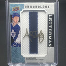 2018 UPPER DECK CHRONOLOGY - LETTERMAN - A. IAFRATE - #L-TO-AI - #'D/20 - RELIC - AUTOGRAPH