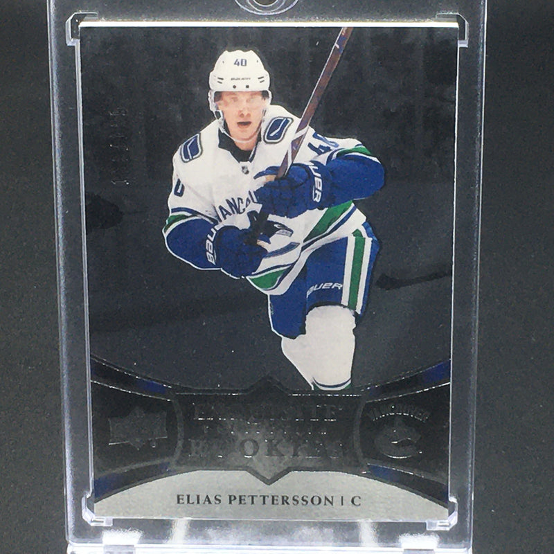 2018 UPPER DECK EXQUISITE - PLATINUM ROOKIES - E. PETTERSSON - #R30 - #'D/199