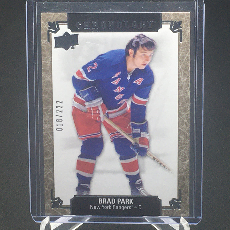 2018 UPPER DECK CHRONOLOGY - B. PARK - #84 - #'D/222