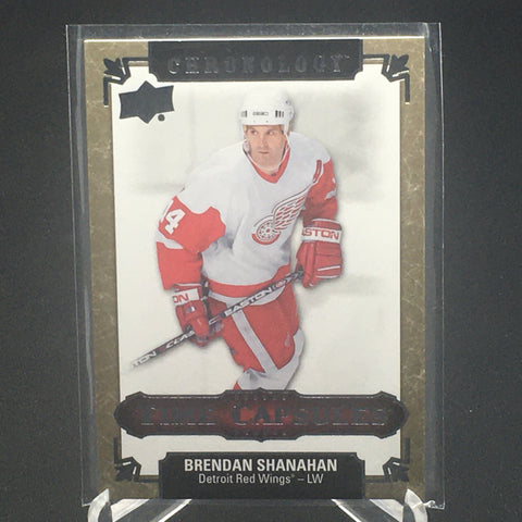 2018 UPPER DECK CHRONOLOGY - TIME CAPSULE - B. SHANAHAN - #TC-10 - OPENED
