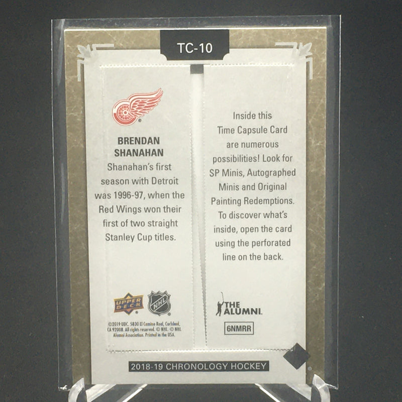 2018 UPPER DECK CHRONOLOGY - TIME CAPSULE - B. SHANAHAN -