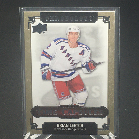 2018 UPPER DECK CHRONOLOGY - TIME CAPSULE - B. LEETCH - #TC-19 - OPENED