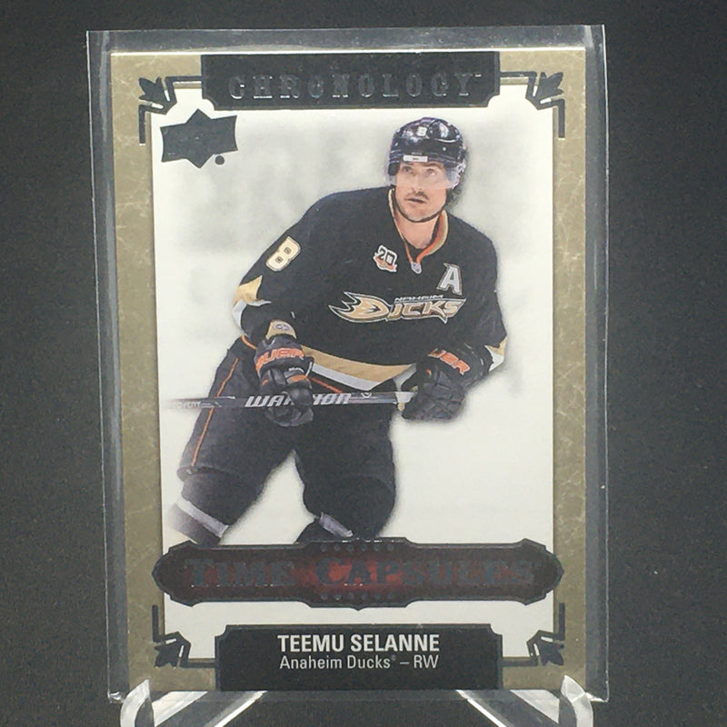 2018 UPPER DECK CHRONOLOGY - TIME CAPSULE - T. SELANNE -