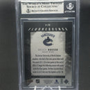 2017 UPPER DECK SERIES TWO - FLUORESCENCE - GREEN - B. BOESER - #F-19 - #'D/10 - BGS 9