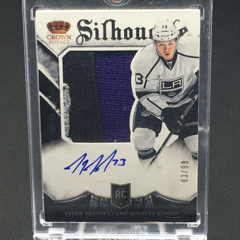 2013 PANINI CROWN ROYALE - SILHOUETTE - T. TOFFOLI - #137 - #'D/99 - PATCH - AUTOGRAPH - RC