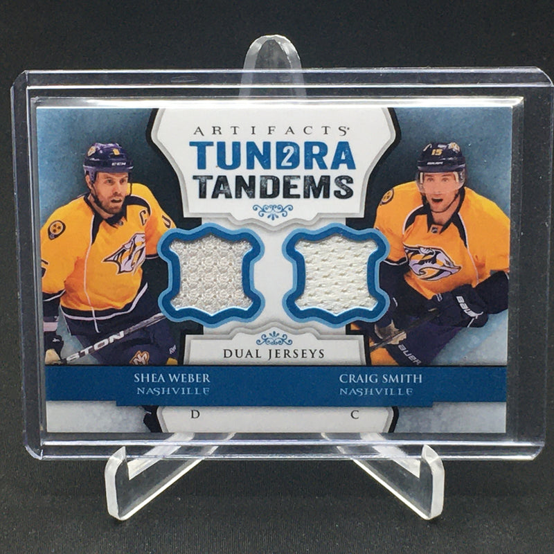 2013 UPPER DECK ARTIFACTS - TUNDRA TANDEMS - S. WEBER/ C. SMITH -
