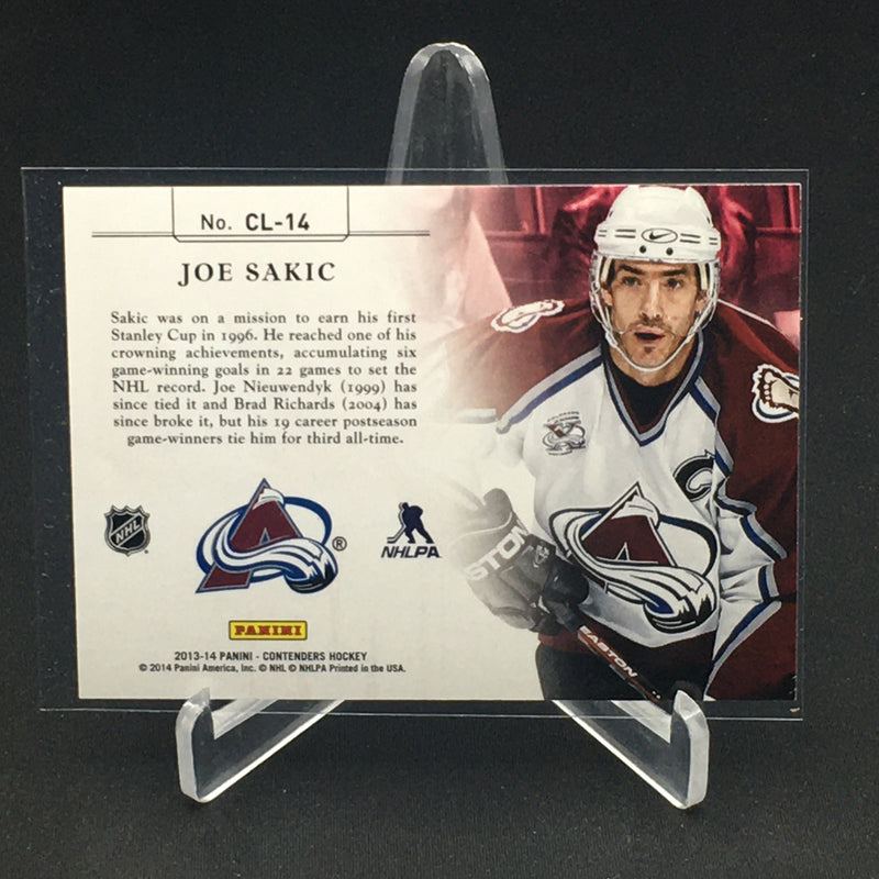 2013 PANINI CONTENDERS - CONTENDERS LEGACIES - J. SAKIC - #CL-14 - #'D/499