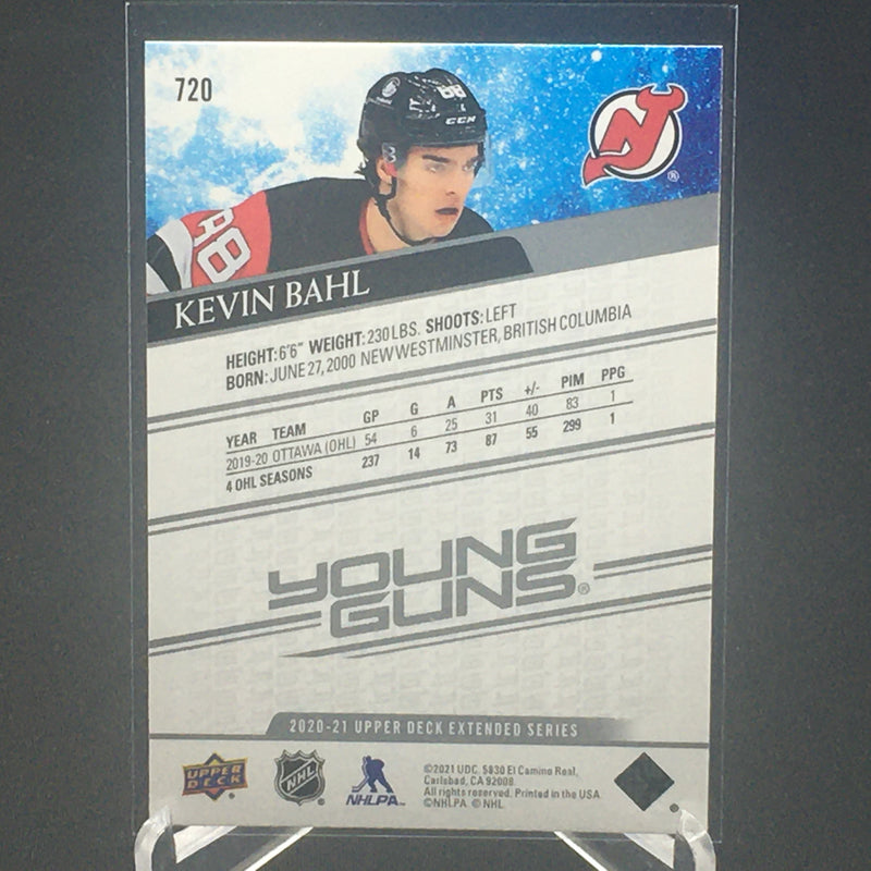 2020 UPPER DECK EXTENDED SERIES - YOUNG GUNS - K. BAHL -