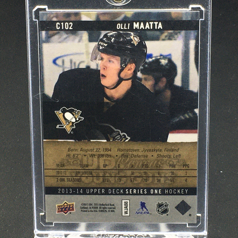 2013 UPPER DECK SERIES ONE - YOUNG GUNS CANVAS - O. MAATTA -