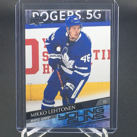2020 UPPER DECK EXTENDED SERIES - YOUNG GUNS - M. LEHTONEN - #721 - RC