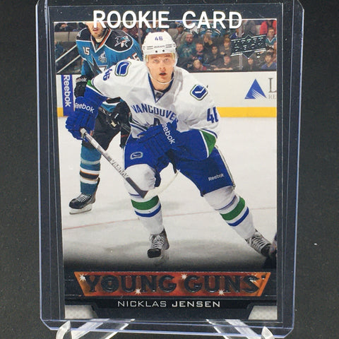 2013 UPPER DECK SERIES ONE - YOUNG GUNS - N. JENSEN - #249 - RC
